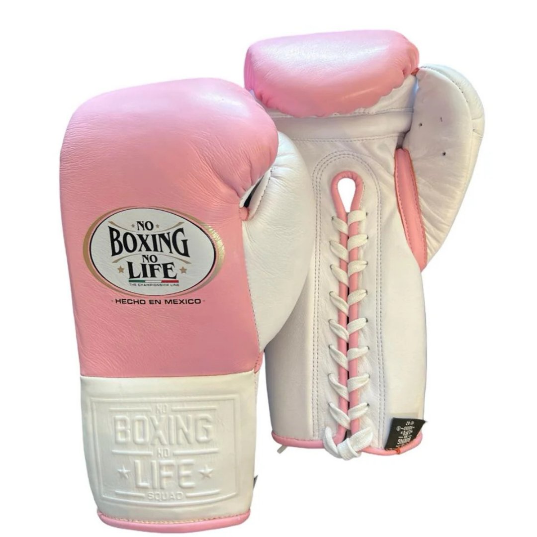 No Boxing No Life Gloves , Pink/White NBNL Gloves Christmas Gift for Men, Thanksgiving Gifts for Him