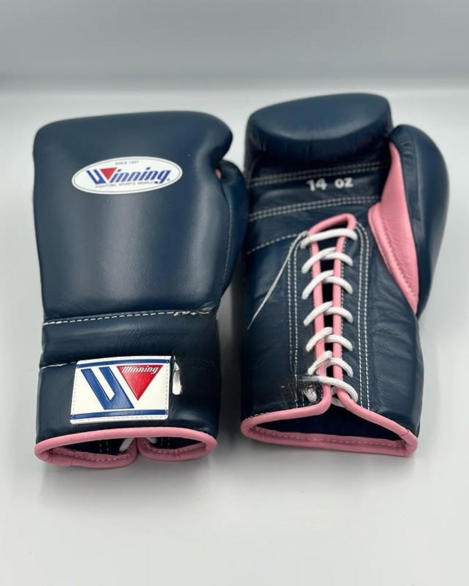 Winning Boxing Gloves, Blue/Pink Winning Gloves Christmas Gift for Men, Thanksgiving Gifts for Him